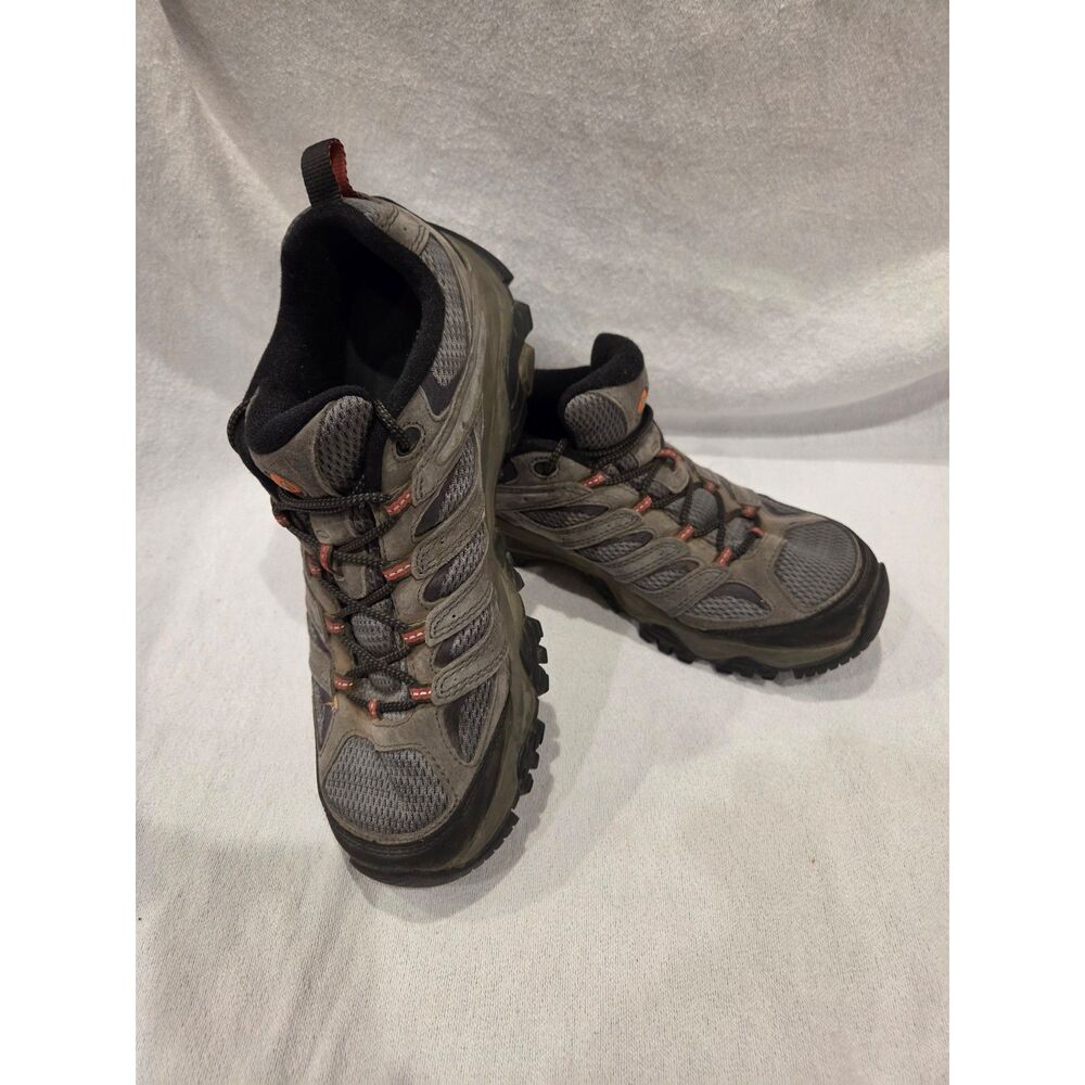 Merrell Moab 3 WP Hiking Shoes Mens Beluga Gray Vibram Trail Sneakers Size 10.5